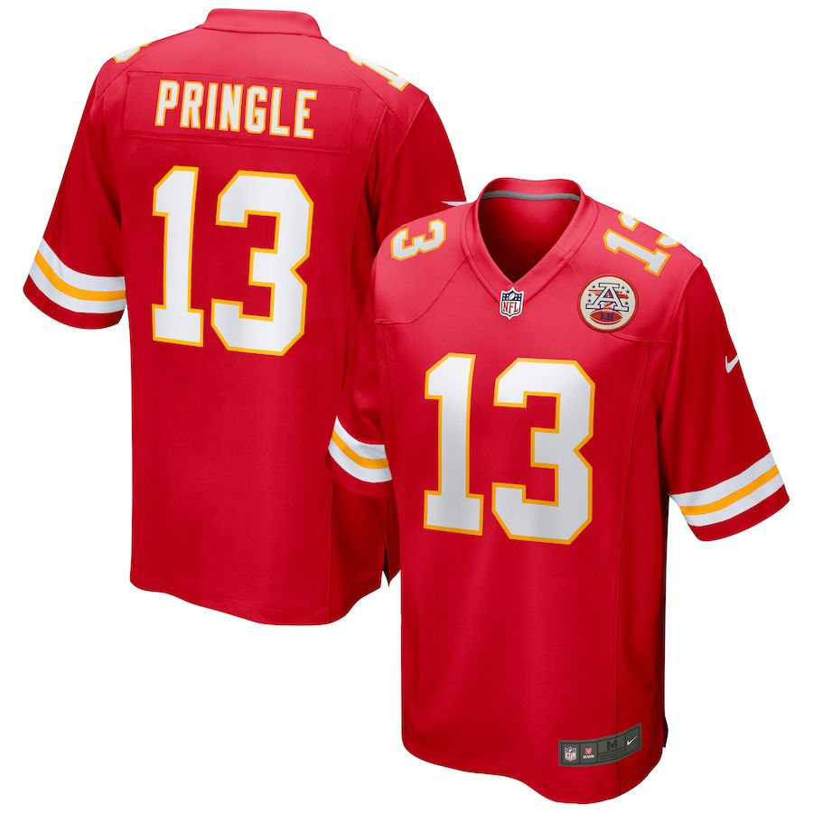 Men Kansas City Chiefs #13 Byron Pringle Nike Red Game NFL Jersey
